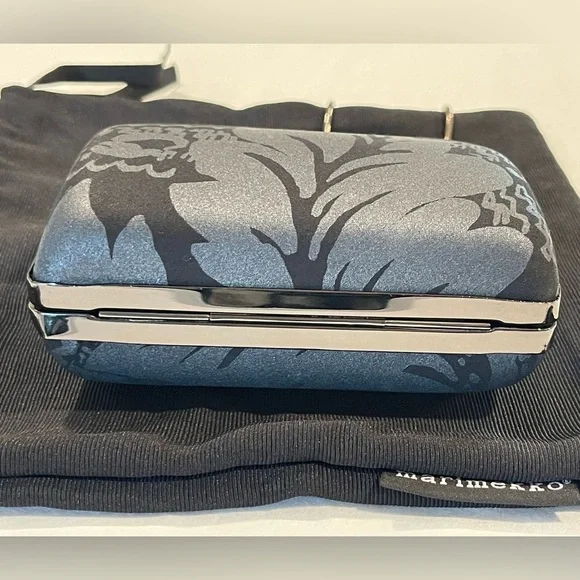 Marimekko | Gaala Fandango Printed Clutch Bag | Black/Grey - Picture 9 of 12